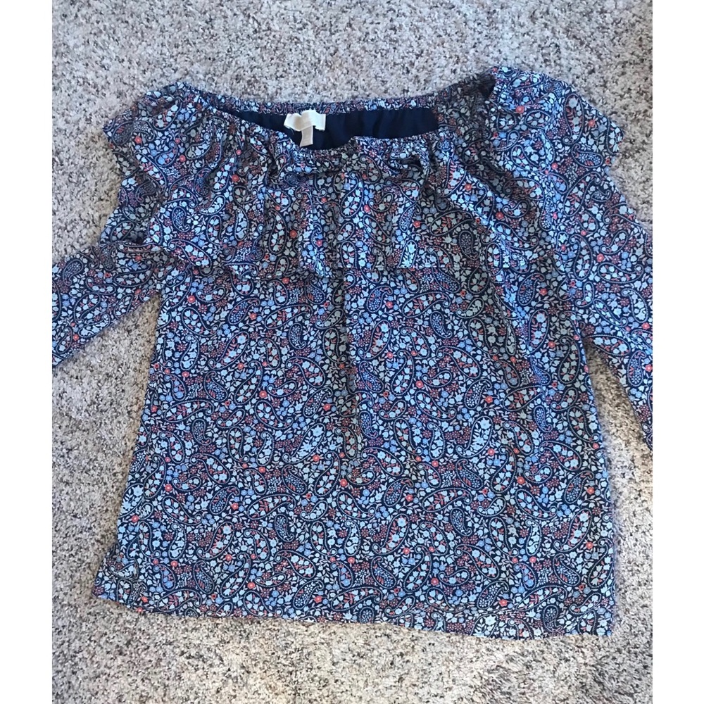 Michael Kors off the shoulder blouse